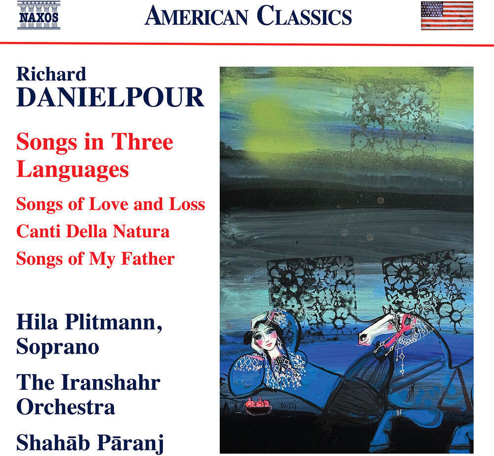 the album cover for Danielpour / Plitmann / Lysy - Songs In Three Languages