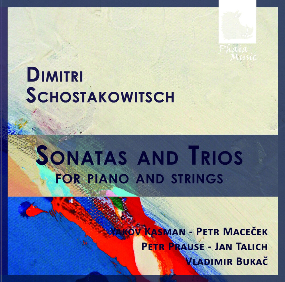 the album cover for D Schostakowitsch Vitch,Dimitri - Sonates Et Trios