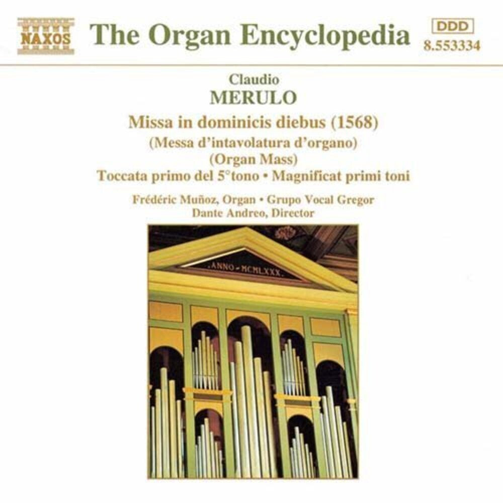 the album cover for C Merulo . - Missa In Dominicis Diebus