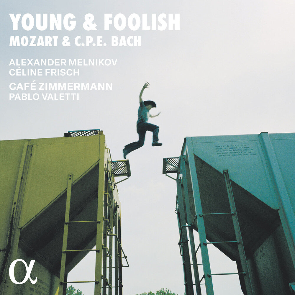the album cover for Bach / Zimmermann - Young & Foolish
