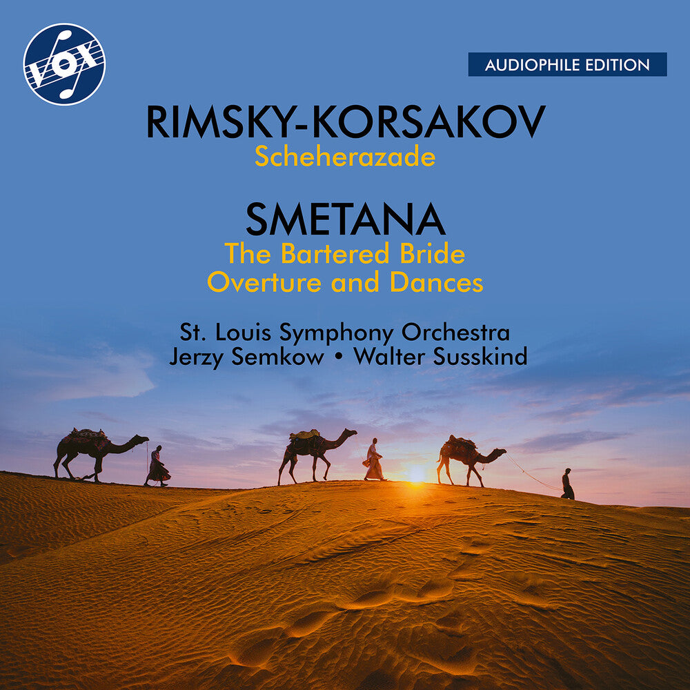 the album cover for Rimsky-Korsakov / St. Louis Symphony Orchestra - Bartered Bride - Overture & Dances