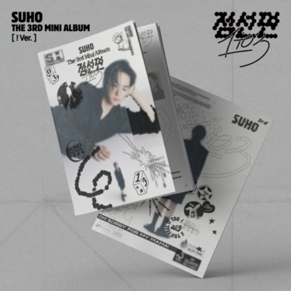 the album cover for Suho - 1 To 3 - ! Version (Stic) (Pcrd) (Phob) (Phot)
