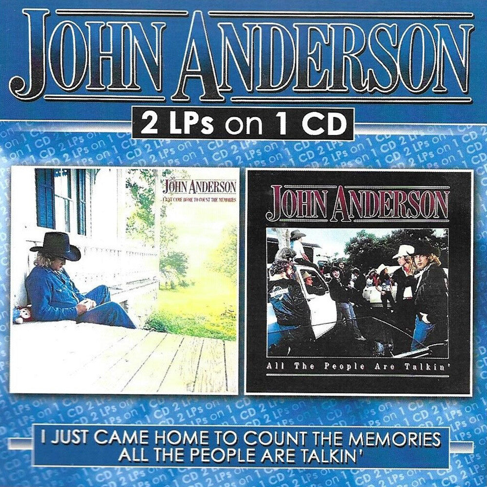 the album cover for John Anderson - 2 Lps On 1 Cd
