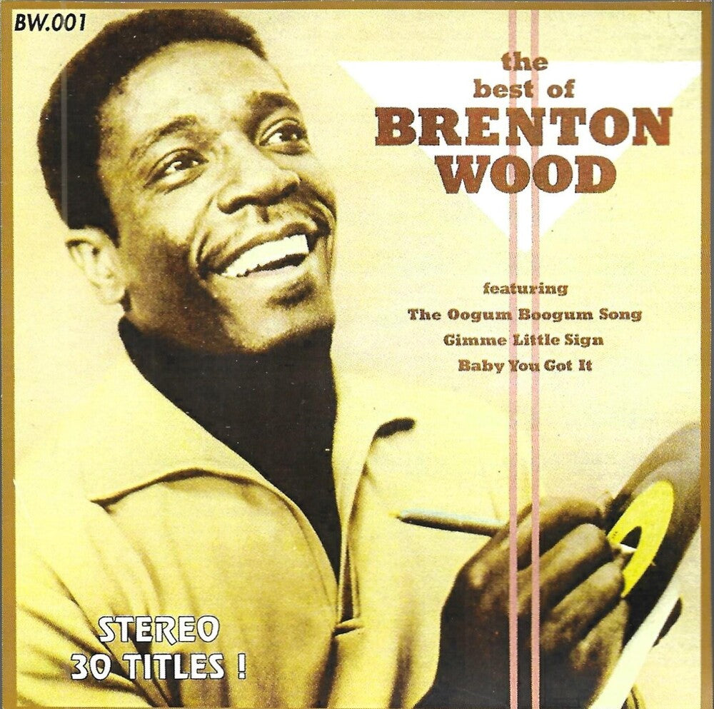 the album cover for Brenton Wood - Original Double Shot Hits-Gimme Little Sign