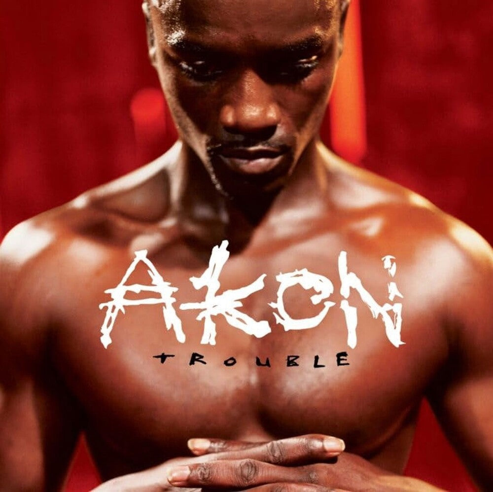 the album cover for Akon - Trouble