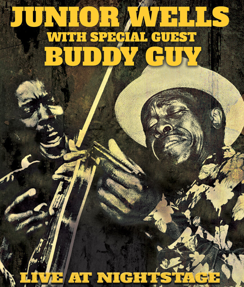 the album cover for Junior Wells / Guy,Buddy - Live At Nightstage (W/Dvd)