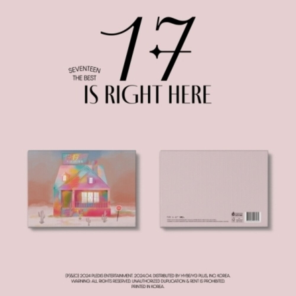the album cover for SEVENTEEN - Seventeen Best Album 17 Is Right Here - Dlx Korean