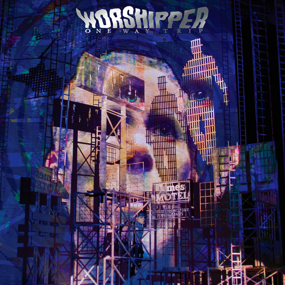 the album cover for Worshipper - One Way Trip