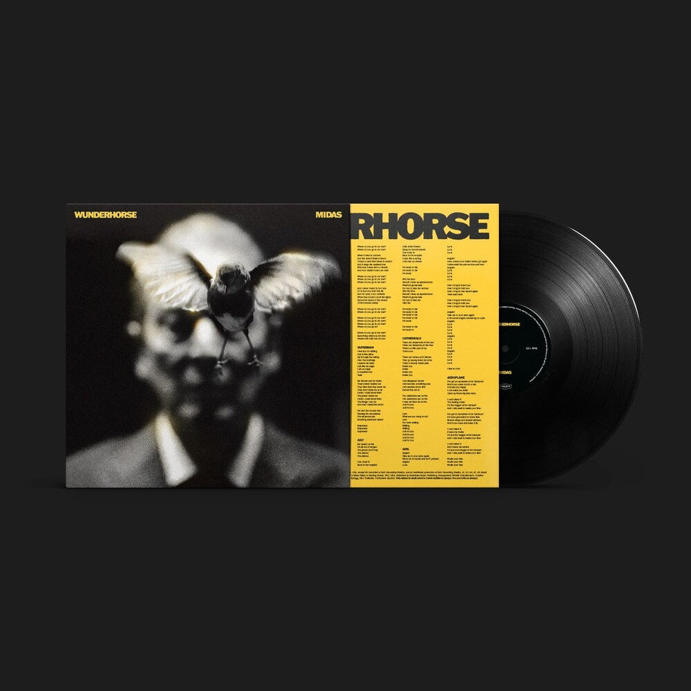 the album cover for Wunderhorse - Midas - Black