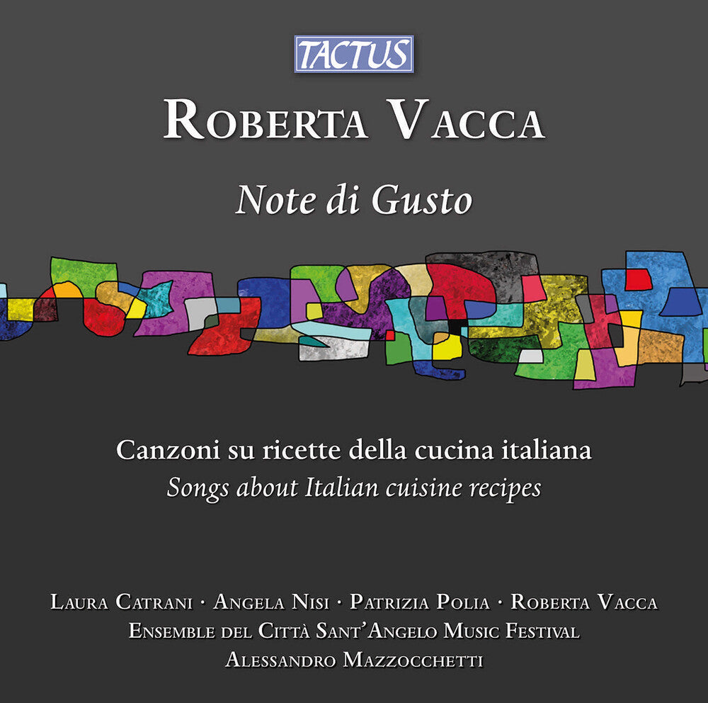 the album cover for Vacca / Nisi / Catrani - Note Di Gusto - Songs About Italian Cuisine Recipe