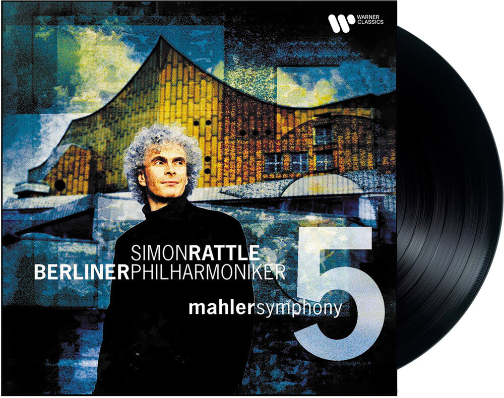 the album cover for Simon Rattle / Berliner Philharmoniker - Mahler Symphony No.5