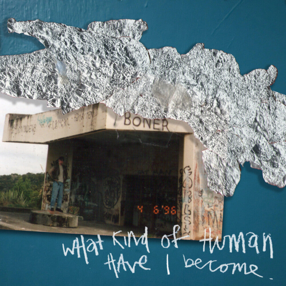 the album cover for What Kind Of Human Have I Become - Avoiding The Diggy Diggy Dogs
