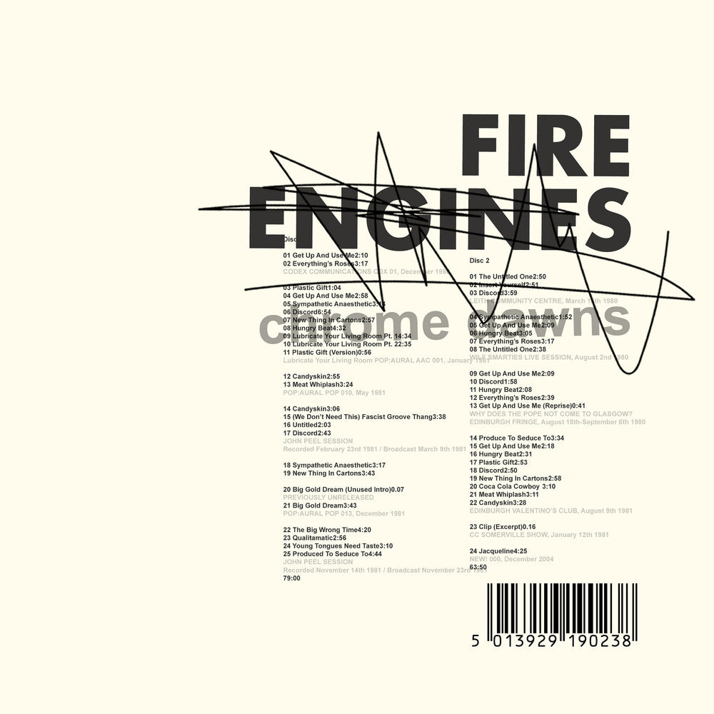 the album cover for Fire Engines - Chrome Dawns (Uk)