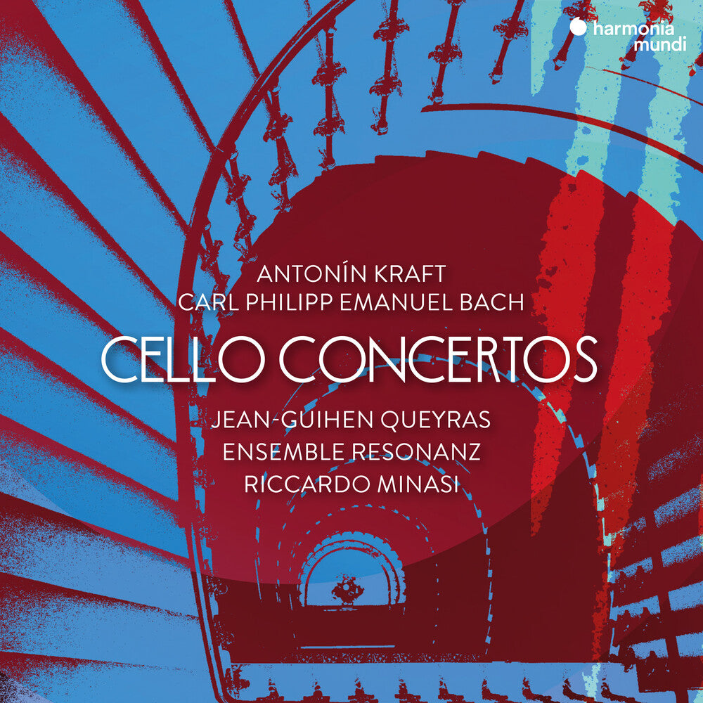 the album cover for Jean Quyras -Guihen - Antonin Kraft - Carl Philipp Emanuel Bach: Cello