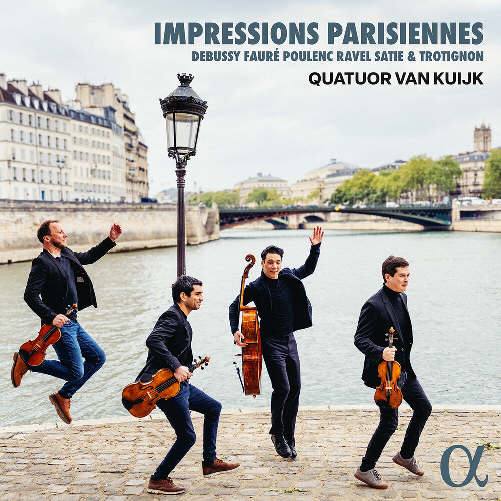 the album cover for Debussy / Faure / Quatuor Van Kuijk - Impressions Parisiennes