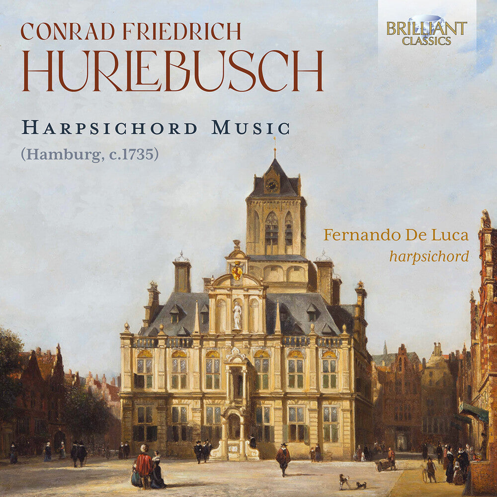 the album cover for Hurlebusch / De Fernando Luca - Harpsichord Music