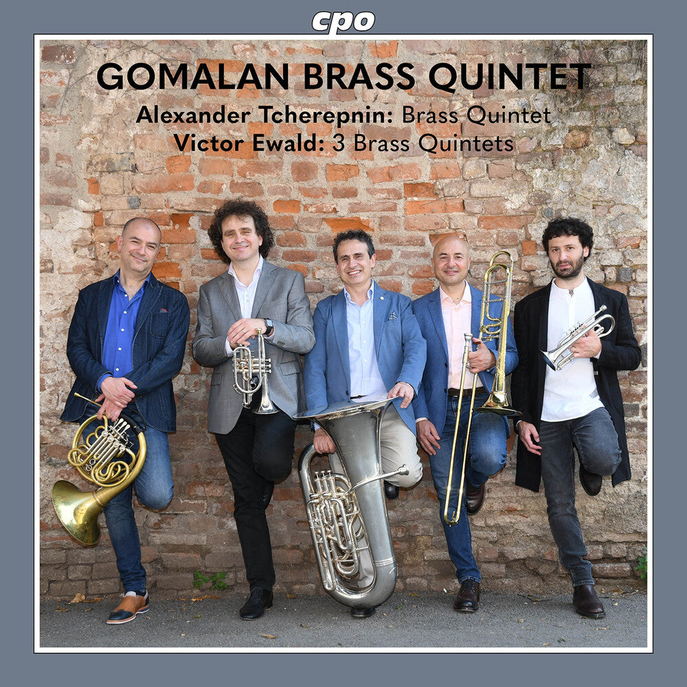 the album cover for Ewald / Gomalan Brass Quintet - 3 Brass Quintets