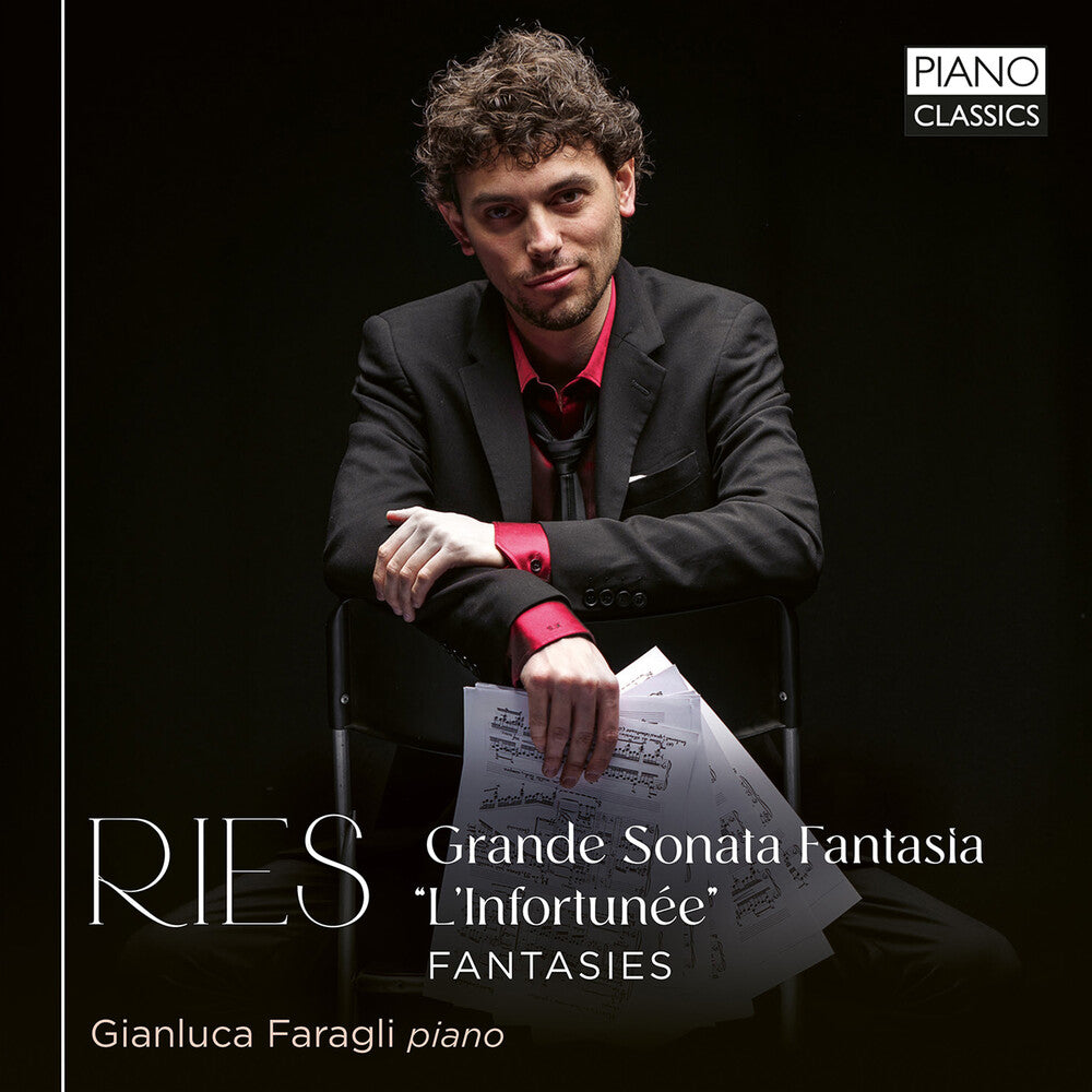 the album cover for Ries / Faragli - Grande Sonata Fantasia L'infortunee Fantasies