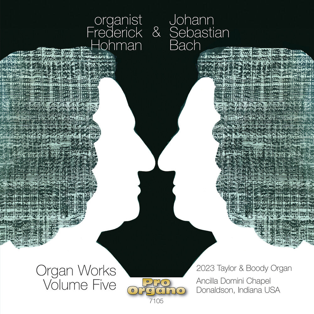 the album cover for J Bach .S. / Hohman - Frederick Hohman & J. S. Bach Vol. 5