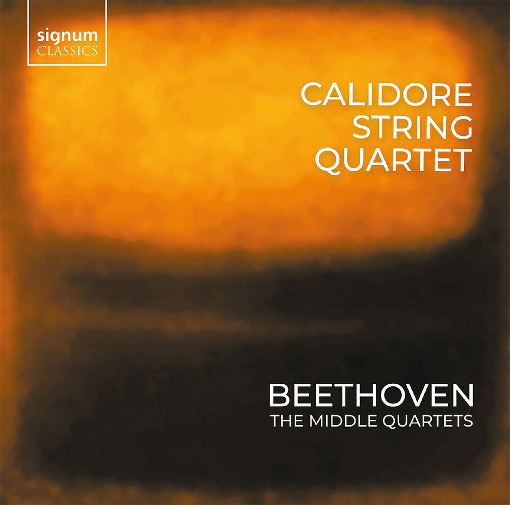 the album cover for L Beethoven .V. / Calidore Quartet - Quartets, Vol. 2 - Middle String Quartets