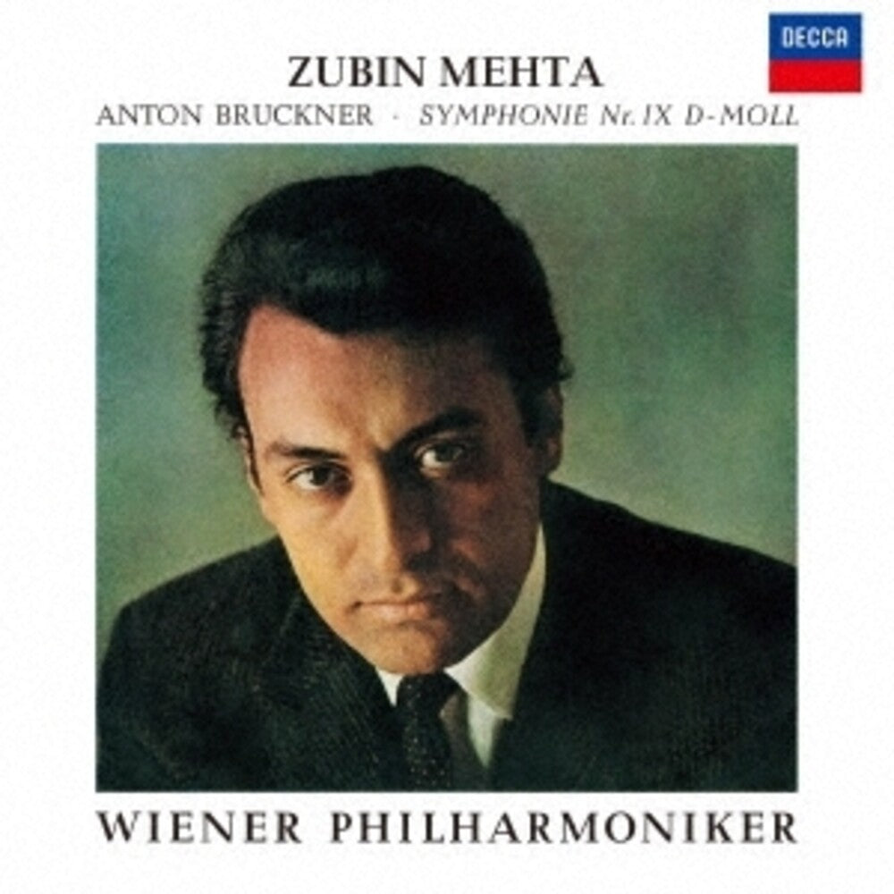 the album cover for Bruckner / Zubin Mehta - Bruckner: Symphony 9 (Shm) (Jpn)