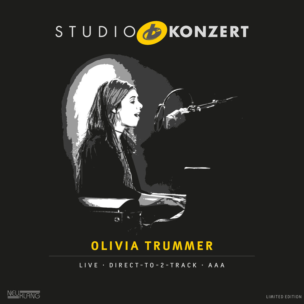 the album cover for Olivia Trummer - Studio Konzert