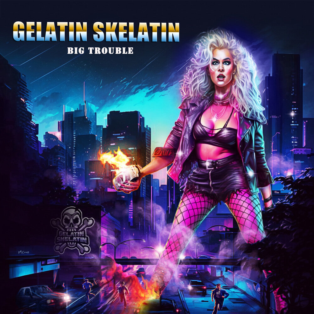 the album cover for Gelatin Skelatin - Big Trouble