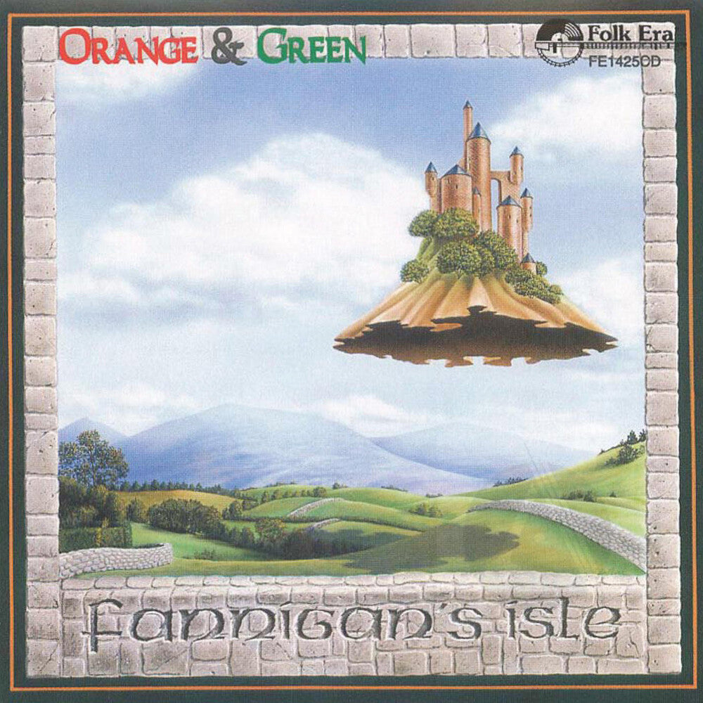 the album cover for Fannigan's Isle - Orange & Green