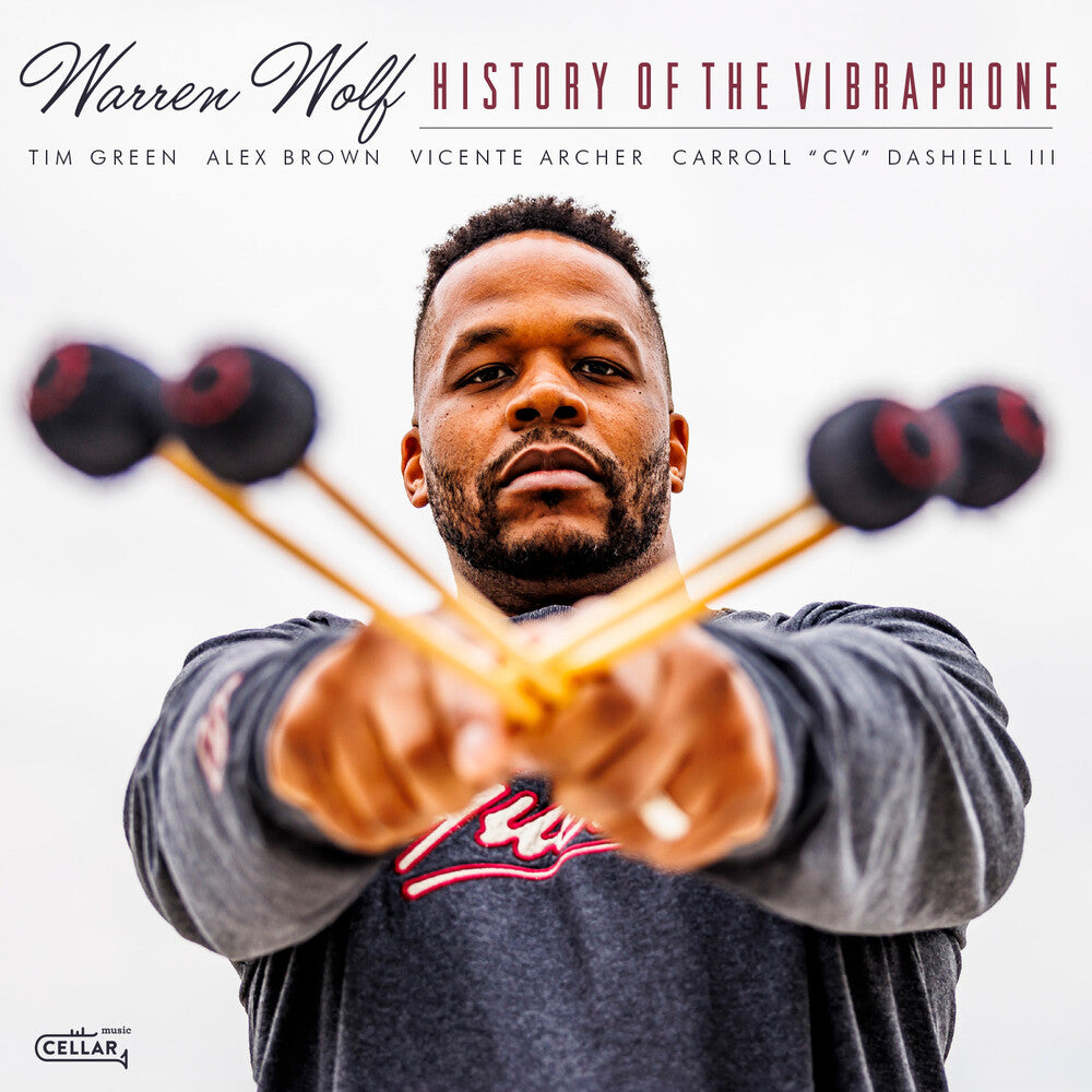 the album cover for Warren Wolf - History Of The Vibraphone