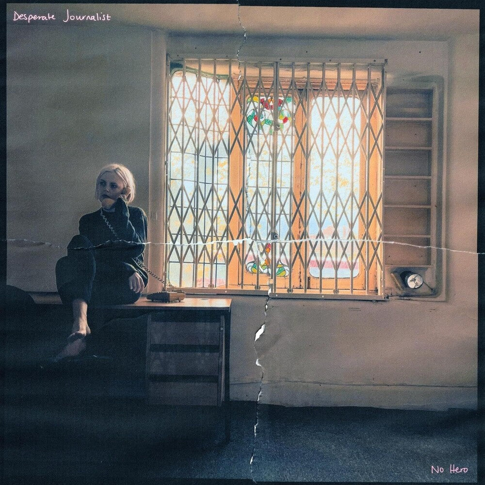 the album cover for Desperate Journalist - No Hero (Uk)