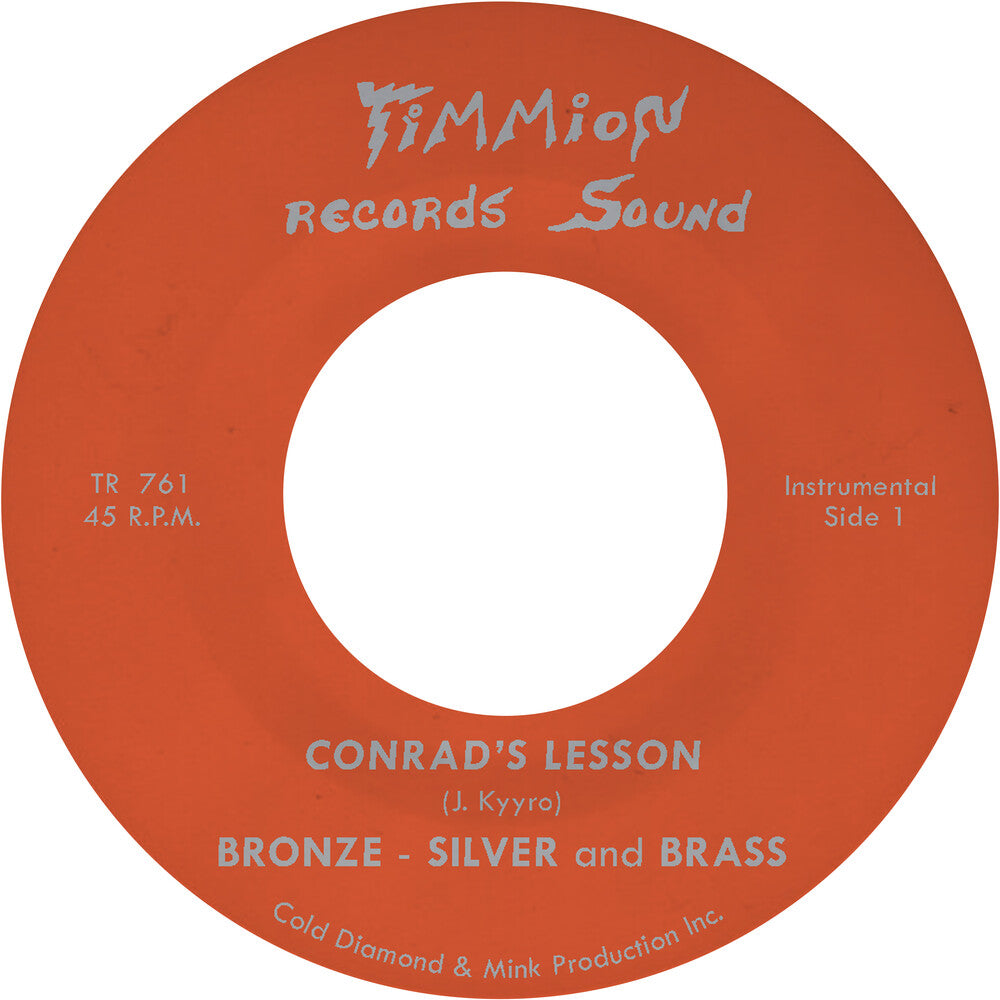 the album cover for Bronze Silver & Brass - Conrad's Lesson