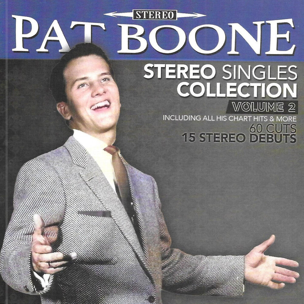 the album cover for Pat Boone - Stereo Singles Collection 2