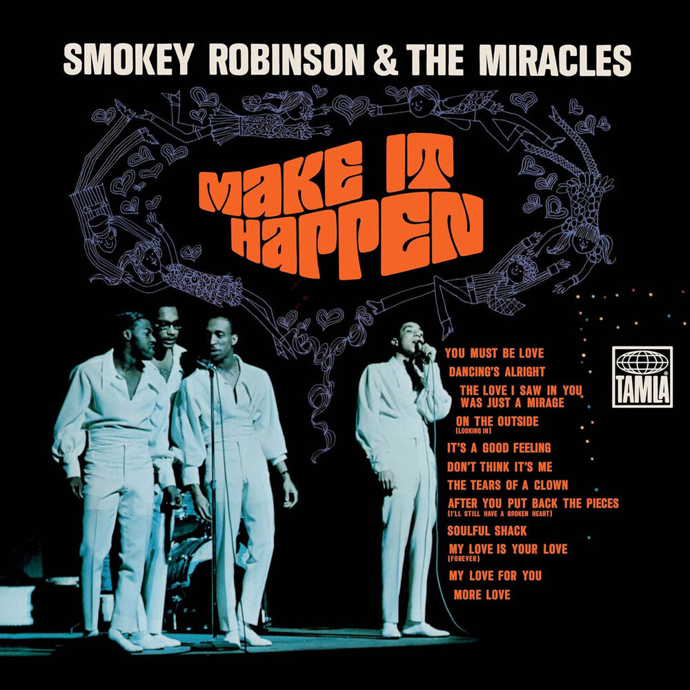the album cover for Smokey Robinson & The Miracles - Make It Happen