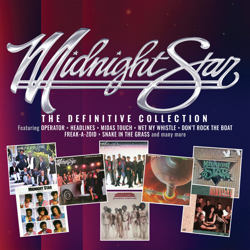 the album cover for Midnight Star - Definitive Collection (Uk)