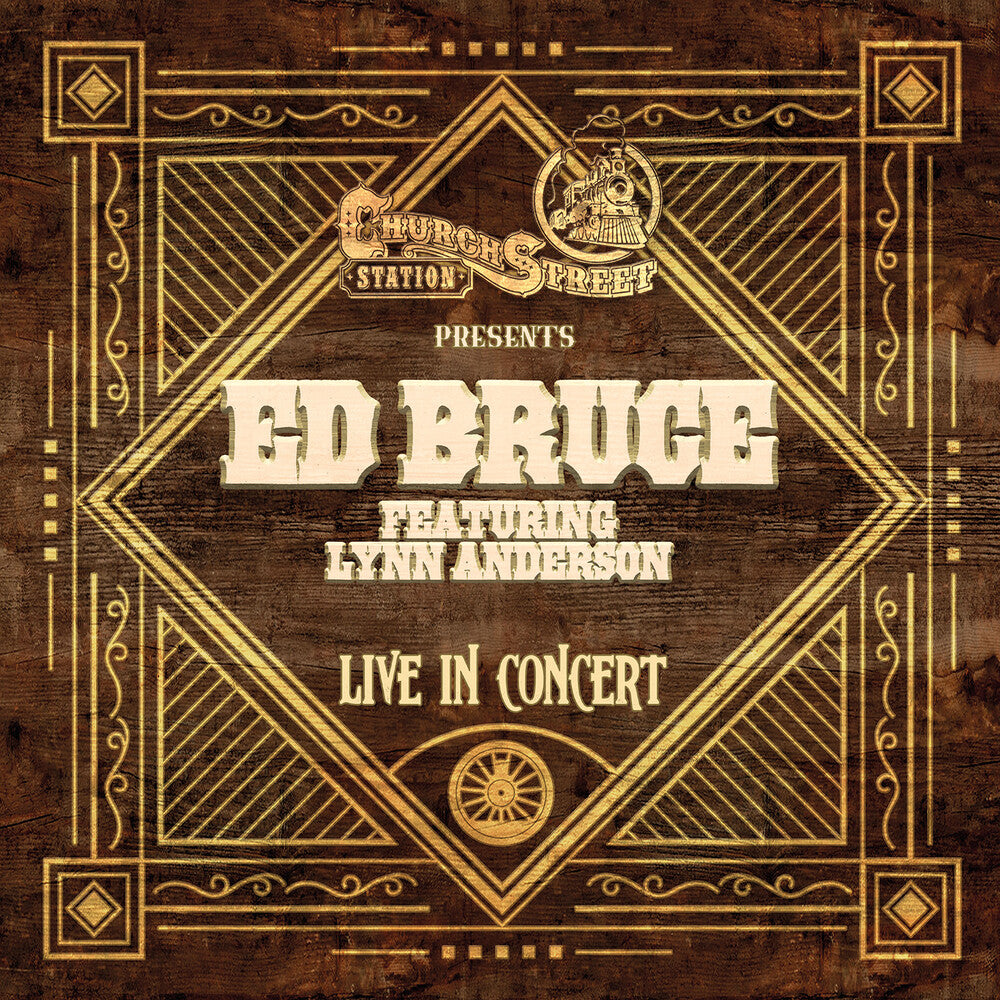 the album cover for Ed Bruce - Live At Church Street Station (Mod)