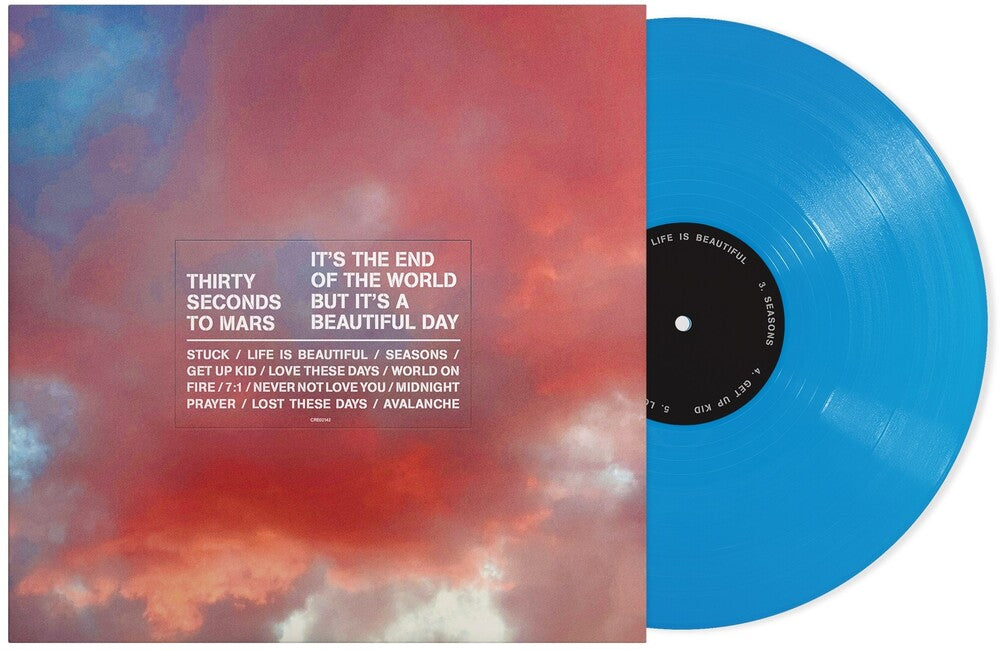 the album cover for Thirty Seconds To Mars - It's The End Of The World But It's A Beautiful Day