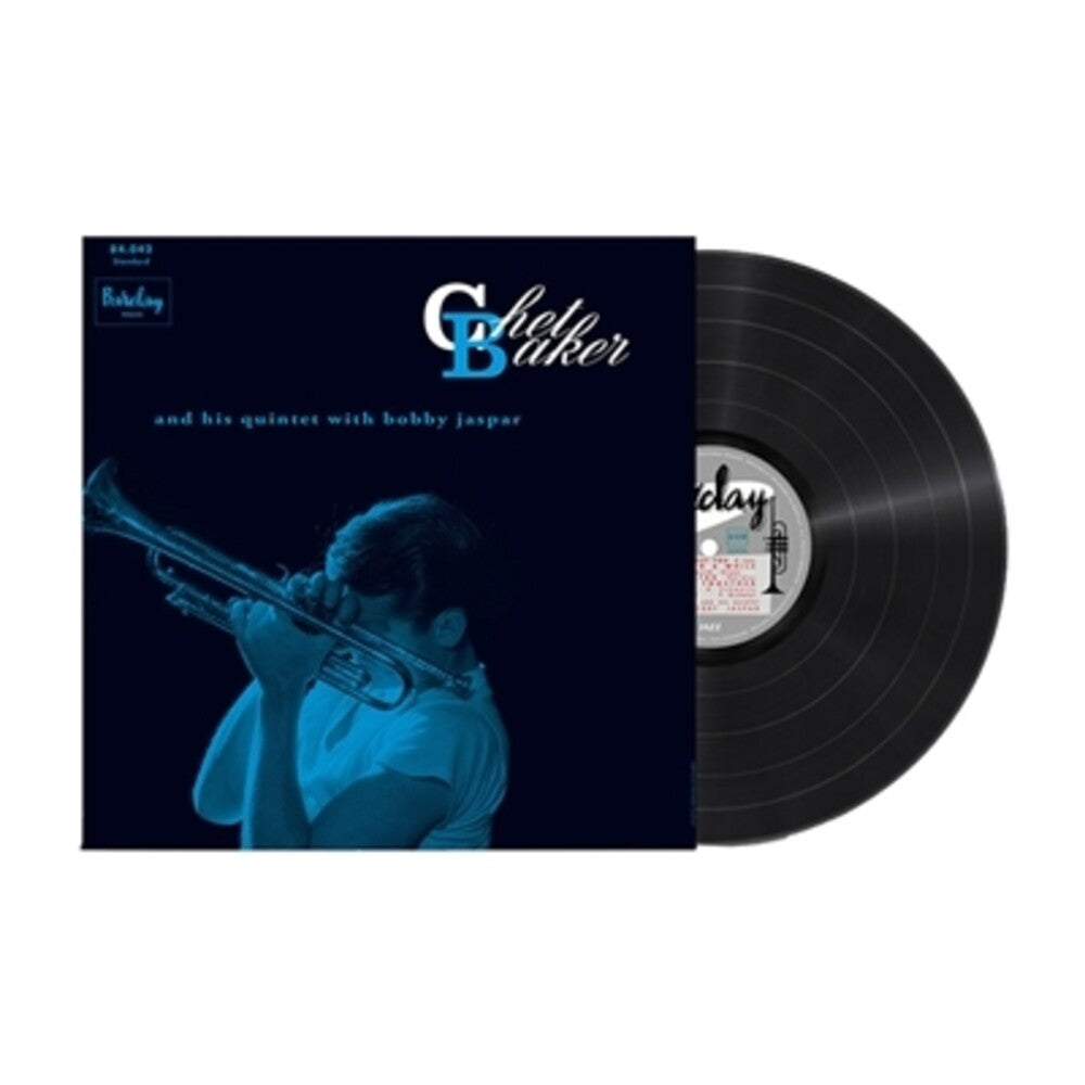 the album cover for Chet Baker - Chet Baker And His Quintet With Bobby Jaspar (Chet