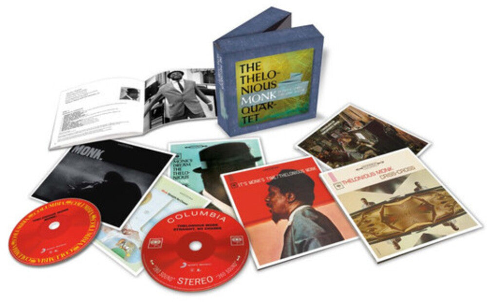 the album cover for Thelonious Monk Quartet - Complete Columbia Studio Albums Collection (Clam)
