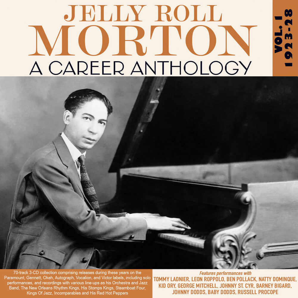 the album cover for Jell Roll Morton - Career Anthology Vol. 1 1923-28
