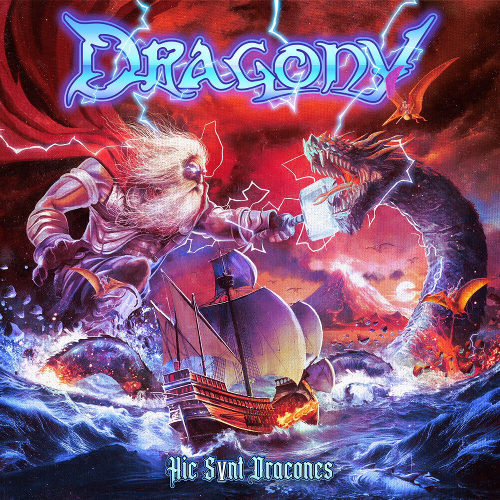 the album cover for Dragony - Hic Svnt Dracones