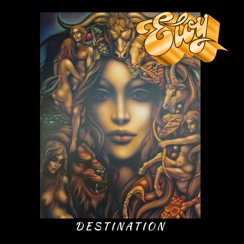 the album cover for Eloy - Destination