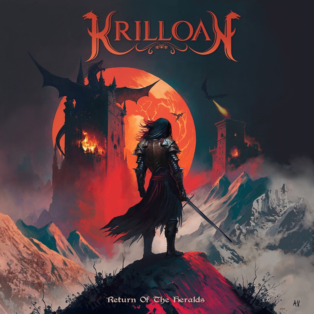 the album cover for Krilloan - Return Of The Heralds