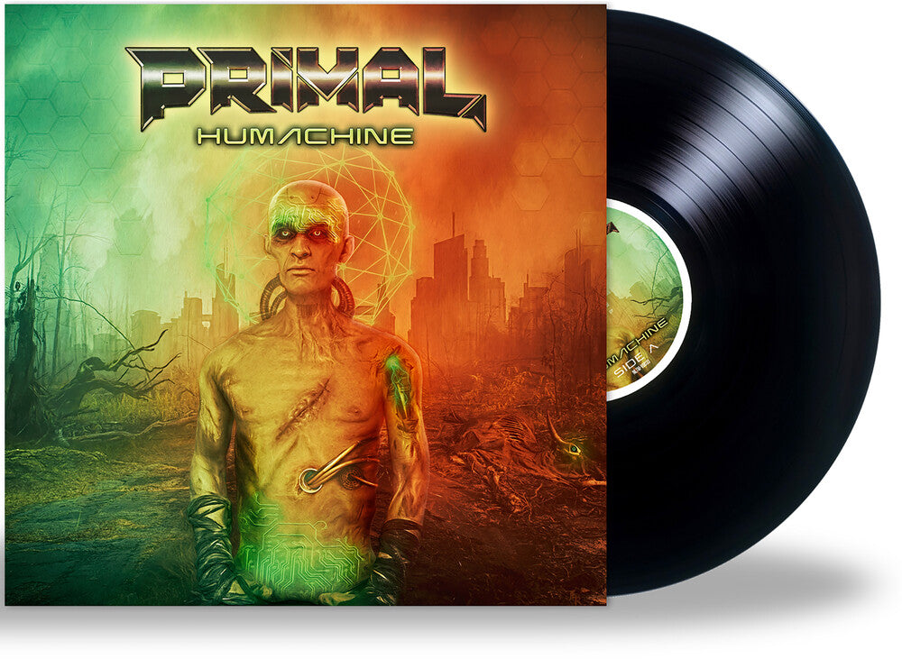 the album cover for Primal - Humachine (Blk)