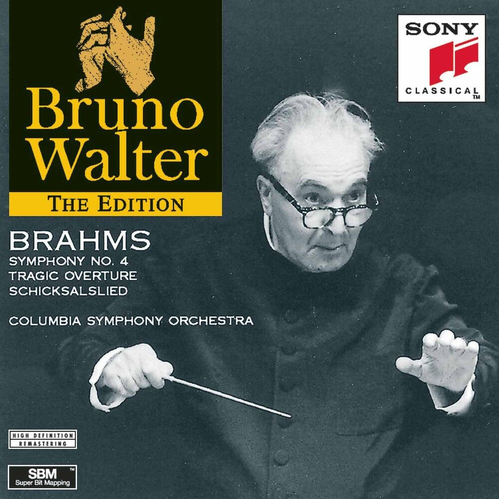 the album cover for Bruno Walter - Brahms: Sym No 4