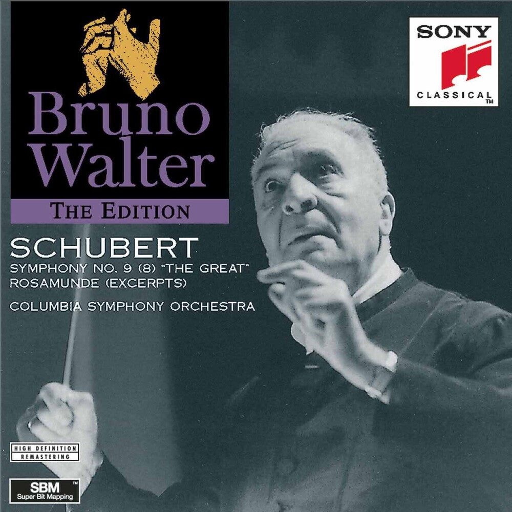 the album cover for Schubert / Walter / Columbia Symphony - Symphony 9 / Rosamunde Excerpts