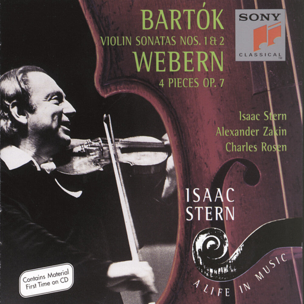 the album cover for Isaac Stern - Violin Sonatas 1 & 2 / 4 Pieces Op 7