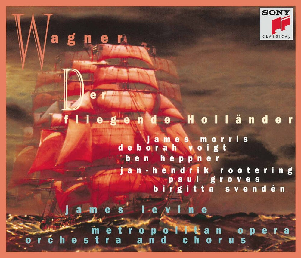 the album cover for E. Thomas - Der fliegende hollander - James Morris - Deborah Voigt - Ben Heppner - Jan-Hendrik Rootering - Paul Groves - Brigitta Svenden -