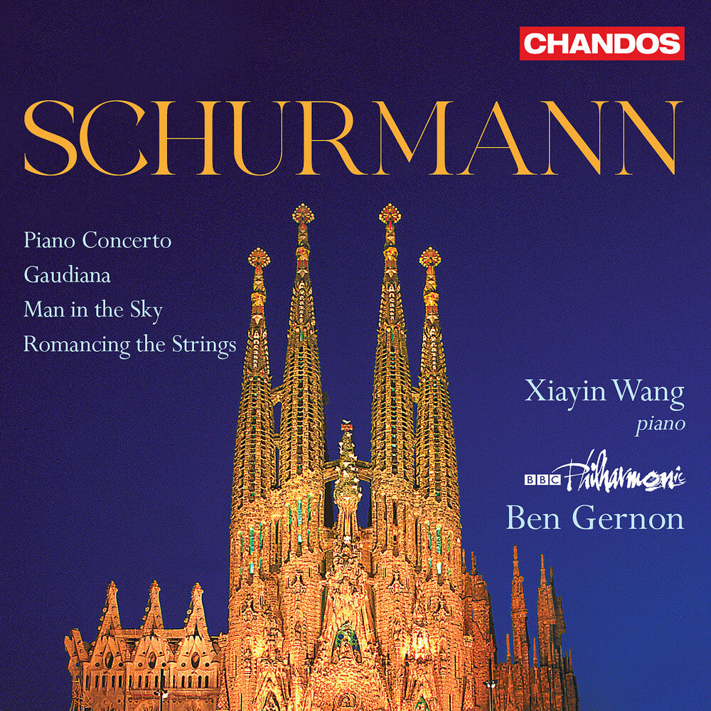 the album cover for Schurmann / Wang / Bbc Philharmonic - Orchestral Works