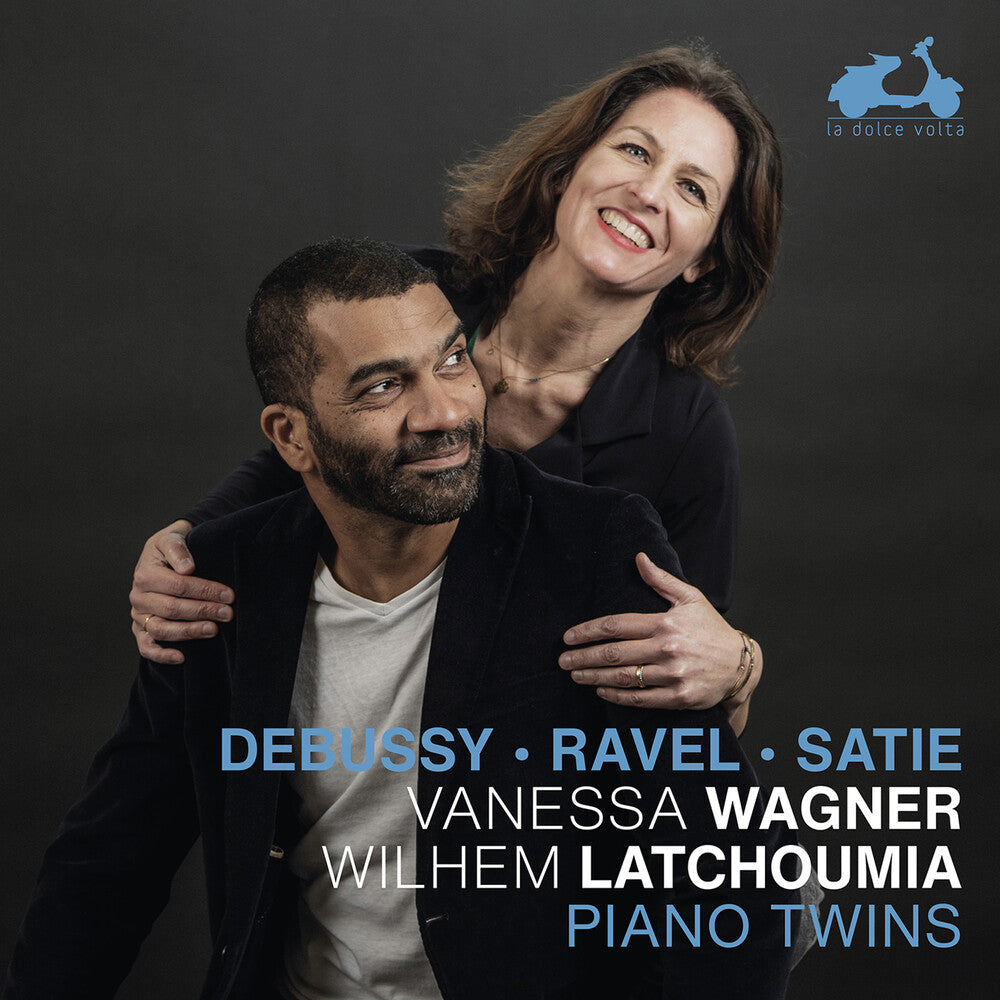 the album cover for Debussy / Ravel / Wagner - Piano Twins