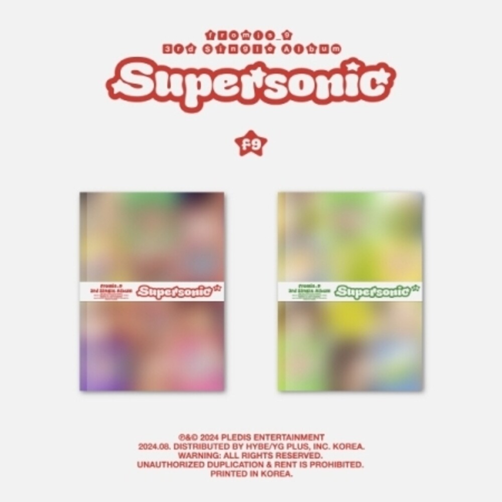 the album cover for Fromis 9 - Supersonic (Stic) (Phob) (Phot) (Asia)